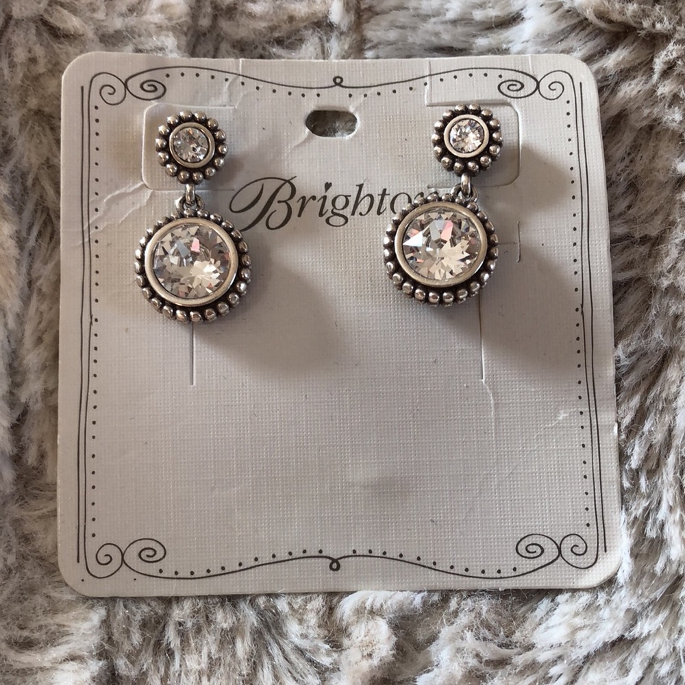 NWT Brighton silver dangle earrings